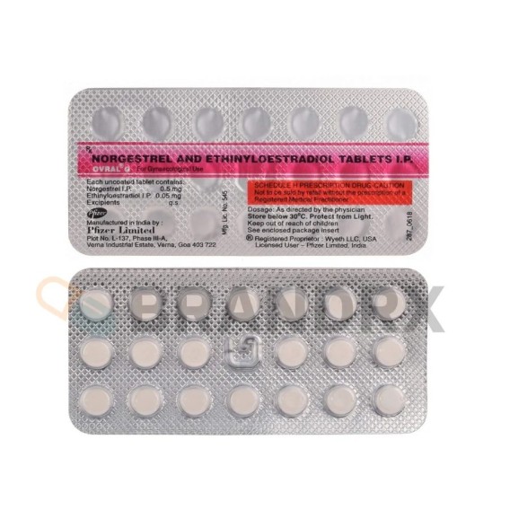 Ovral G 0.5/0.05 mg Pfizer