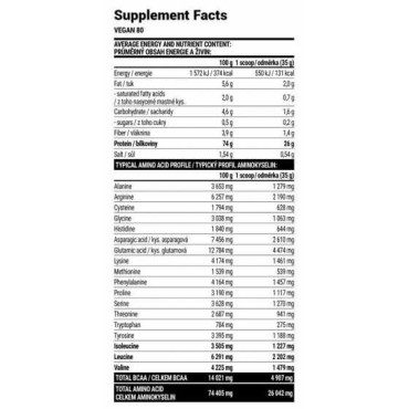 Extrifit Vegan 80 2000 g EXTRIFIT